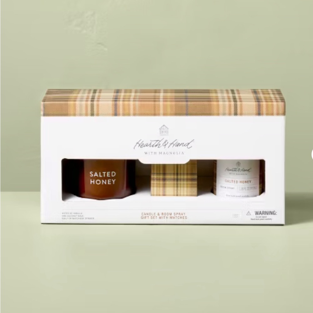 Hearth & Hand with Magnolia 3pc Salted Honey Gift Set Salted Honey